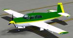 FSX Mooney Bravo Green & White Textures